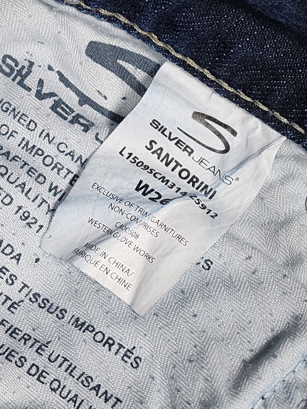 Silver Jeans Low Rise Blue Ankle-Length Jeans - Picture 8 of 11